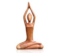 TOATELU Woman Sculpture Yoga Pose Figure, Polyresin Yoga Statues, Girls Arts Decoration, Home Table Decorative, Meditation Yoga Figures, Garden Decoration, Modern Woman Sculpture Decoration, Abstract
