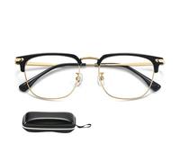 ToatlHeal Opdgea Optireaders Pro, Titanium Reading Glasses, Multi Focus Reading Glasses For Men Women, Yifare/Fanyil/Opti Readers Pro (Black-Gold,+1.50)