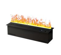 ToayNia 3D Electric Fireplace With Water Vapor,Atomized Fireplace,With 128 Adjustable Flame Colors/Touch/Remote/App,Recessed Fireplace Atomized Flame For Many Scenarios 1.5m