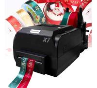 ToayNia Color Satin Ribbon Printer, Digital Ribbon Printer,Printable Snow Yarn, Polyester, Nylon Material,Print Resolution: 200dpi, Supports Many Languages
