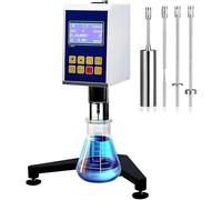 ToayNia Lab Viscosity Fluidimeter,Viscosity Meter Tester,Digital Rotary Viscometer With Temp,Data Output,Ndj-5s/8s/9s Accurate Fluid Viscosity Measurement NDJ-5S
