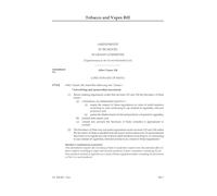 Tobacco and Vapes Bill Amendments to be moved in Grand Committee [Supplementary to the Second Marshalled List] (House of Lords) HLB 89 II a
