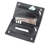 Tobacco Pouch， Quality Genuine Leather Portable Tobacco Pouch Case