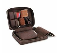 Tobacco Pouches, Vintage Genuine Leather Multifunctional Cowhide Pipe BagTraditional Tobacco Pouch Bag Case, Men's Birthday Gift