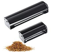 Tobacco Roller Machine, 2in1 Cigarette Maker,Roller Hand Cigarette, Rolling Machine Set: 110mm+70mm Manual Cigarette Maker, Cigarette Accessories (Black）
