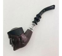 Tobacco Smoking Pipe for Professional Pipe Smokers, Classic Style with Decorative Stem(5PCS)