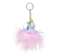 Tobar 30281 Flashing Unicorn Keychain, Assorted Colours, 7x7x7 cm