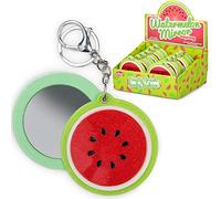 Tobar 36174 WATERMELON MIRROR KEYRING, Assorted Designs and Colours One Size