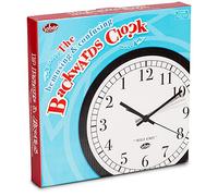 Tobar Backwards Wall Clock 05143 – Blue Quartz Novelty – 1 pc