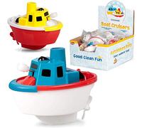 Tobar Clockwork Boat Cruisers Wind-up Propeller Powered Bath Toy - 1 Sent at Random, 37539