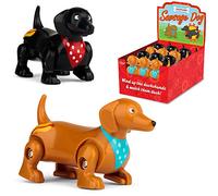 Tobar Clockwork Sausage Dog Wind-up Walking Toy, Brown