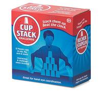 Tobar Cup Stack Challenge Game - Red or Blue Set Sent at Random