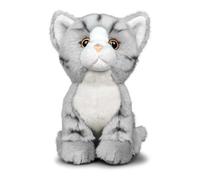 Animigos World of Nature 20cm Plush Tabby Cat Soft Toy