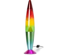 Tobar LUMEZ RAINBOW MOTION LAMP - Tri Colour Light- 16 Inch - Rainbow Base - White Wax
