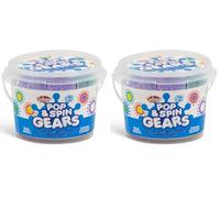 Tobar Pop and Spin Gears Construction Toy, mini (Pack of 2)