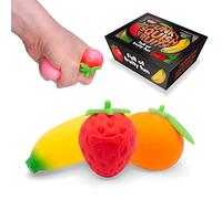 Tobar SCRUNCHEMS FUNKY SQUISH FRUITS Stress Squish Ball Toy