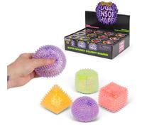 Tobar SCRUNCHEMS Stress Squishball Toy - Sensory Sugar Shapes - Multicolor