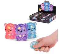 Tobar SCRUNCHEMS SUGAR DIDDY BEARS Stress Squishball Toy - 3 Pack, Assorted Designs and Colours