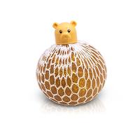 Tobar SQUISHY MESH PET GOLD BEAR Squish Squeeze Stress Ball Toy