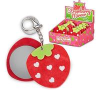 Tobar STRAWBERRY MIRROR KEYRING, Assorted Designs and Colours