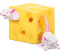 Tobar Toy – Stretchy Mice and Cheese – Yellow
