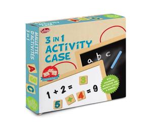 Tobar-Wooden 3-in-1 Activity Case