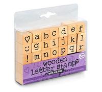 Tobar 23062 Wooden Letter Stamps, Mixed, Medium
