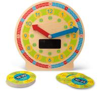 Tobar Wooden Play and Learn Educational Clock and Game
