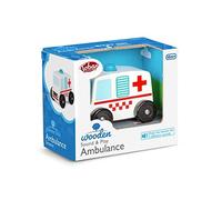 Tobar Wooden Sound and Play Ambulance Vehicle with Electronic Siren Assorted Designs and Colours