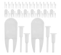 TOBBOMEY 1 Set Exercise Ball Air Stopper Plug Pin for Inflatable Therapy Balls - 5cm 3.5cm Plastic Valve Plugs Replacement for Yoga Fitness and Gym Use