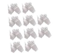 TOBBOMEY 10 Pairs Static Gloves for Electronics Assembly PC Building Lightweight Static Protective Gloves for Repair and Installation Comfortable Fit for Semiconductor and Circuit Board