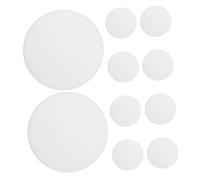 TOBBOMEY 10 Pcs Glare LED Ceiling Light Diffuser Covers Round Lampshade Diffusers for Office Home Plastic Shades Reducing Visual Fatigue and Eye Strain