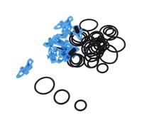 TOBBOMEY 10 Sets Solid Bait Hook Keepers with Sponge Pad Fishing Hooks Holder for Sea Fishing Rods Prevent Tangling and Loosening