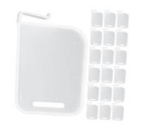 TOBBOMEY 100 Pcs Adjustable Refrigerator Divider Plates for Side Door Storage Plastic Fridge Partition Organizers for Household Freezer and Fridge Sorting Clean Space Saver for Neat Kitchen