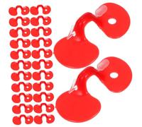 TOBBOMEY 1000pcs Pecking Chicken Glasses Plastic Poultry Blinders Hen Spectacles for Behavior Improvement and Injury Prevention Medium with Ventilation Fit for Various Breeds
