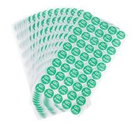 TOBBOMEY 1000pcs Round Adhesive Pass Stickers for Warehouse Quality Control Non Residual Label Tags for Inspection and Product Approval Easy Application and Removal