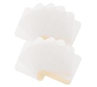 TOBBOMEY 100pcs Adhesive Plaster Sticker Patches 6cm x 6cm Breathable Non-Woven Fabric Self-Adhesive Fixing Patches for Three-Volt Therapy Acupoint Use