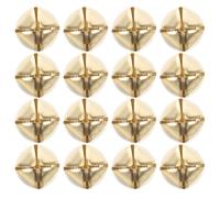 TOBBOMEY 100PCS Bells for Dog Collars - 1" Loud Cat Bells for Pet Tracking with Clear Ringing Sound - Small Animal Pendant Accessories Anti-lost Pet Supplies