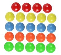 TOBBOMEY 100pcs Colored Small Balls Set 12mm Diameter Math Learning Counting Balls Educational for Probability Teaching Tools with Orange Green Blue Yellow Red