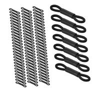 TOBBOMEY 100PCS Elastic Chick Leg Bands for Poultry Farming Tools Splay Leg Correction Braces for Newborn Chicks Quail Ducks Pigeons Easy to Use Identification Rings for Small Birds