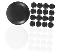 TOBBOMEY 100pcs Go Chess Pieces Resin Material Board Game Beads Black White for Go Clubs and Educational Play