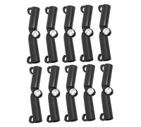 TOBBOMEY 10pcs Adjustable B Type Connector Buckle Garden Trellis Clips for Plastic Stakes Versatile Angle Support for Tomatoes Cucumbers Beans and Climbing Plants in Greenhouse
