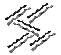 TOBBOMEY 10pcs Adjustable Elastic Backpack Sternum Straps with Heavy Duty Quick Release Buckles Non-slip Chest Belt for Outdoor Mountaineering Hiking School Commuting Secure Shoulder