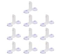 TOBBOMEY 10pcs Aquarium Plate Clips Acrylic Suction Cup Clamps Fish Tank Isolation Holders Stick Firmly to Inner Wall Isolate Aggressive Fish Suitable for Tanks