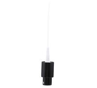 TOBBOMEY 10pcs Black Alumite Spray Bottle Tops Fine Mist Sprayer Replacement Heads for Plant Watering Bonsai Cleaning Air Spray Reusable Nozzle