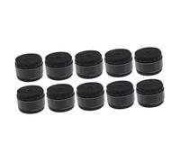 TOBBOMEY 10pcs Black PU Soft Badminton Overgrip Slip Sweat Absorbent Racket Wrap for Tennis Squash Pickleball and Fishing Rods Thin Moisture Removing Grip Tape for Firm Hold in Humid