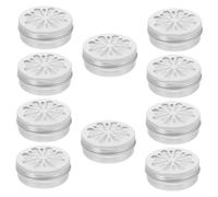TOBBOMEY 10pcs Dog Scent Training Boxes Aluminum Cases for Dog Agility Training for Detection Work and Scent Exercises Practical and Bite Resistant