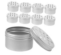 TOBBOMEY 10Pcs Dog Scent Training Boxes with Hollow Ventilation Odor Holder Kit for Canine Nose Work and Search Exercises Durable Aluminum Caps Practical Tool for Mental Stimulation and