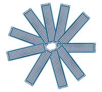 TOBBOMEY 10pcs Double Sided Circuit Boards Pcb for Electronics Projects High Temperature Resistant Prototype Boards for DIY Soldering and Testing Compact Experimental Plates