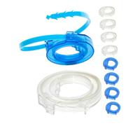 TOBBOMEY 10pcs Drain Clog Remover Hooks Heavy Duty Flexible Drain Cleaning Tool for Kitchen Sink Bathroom Shower Tub Unblocker with Ergonomic Handle for Hair and Debris Removal